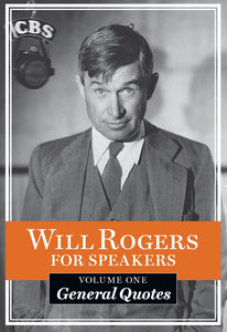 Will Rogers Quotable Pocket Book "General Quotes"