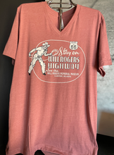 Load image into Gallery viewer, Will Rogers Highway V-Neck Ladies T-Shirt
