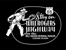 Load image into Gallery viewer, Will Rogers Highway V-Neck Ladies T-Shirt
