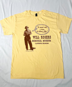 Will Rogers Quotable T-Shirt  "I never met a man..."