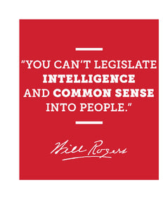 Will Rogers Quotable T-Shirt